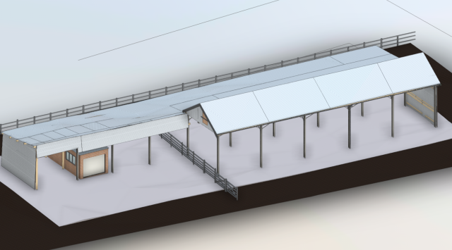 grey carr lodge farm lod300 bim ifc external 01