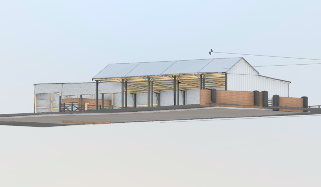grey carr lodge farm lod300 bim ifc external 03