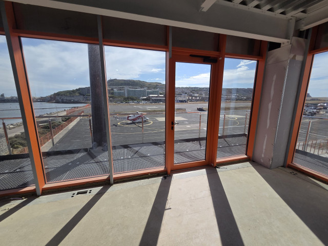 helioperations hangar portland glazing helipad view