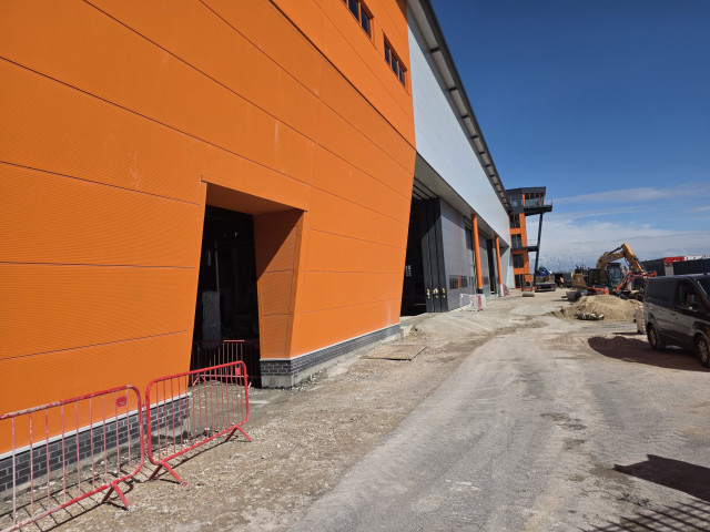 helioperations hangar portland orange cladding detail