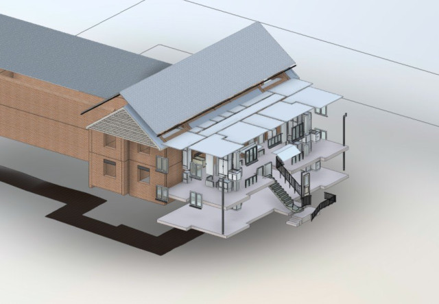 residential measured survey bim model section