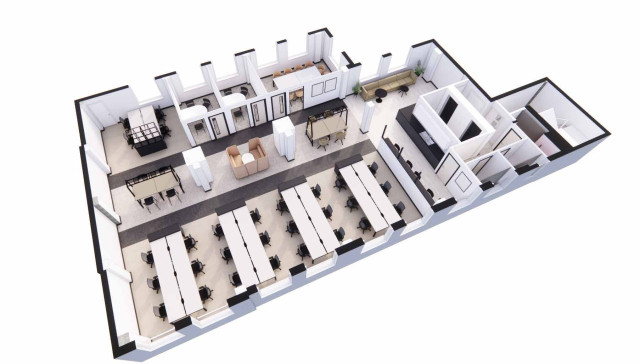 charlotte place bristol fourth floor 3d view