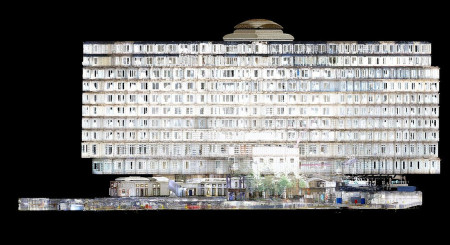canary wharf registered point cloud cyclone