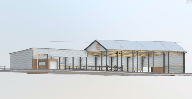grey carr lodge farm lod300 bim ifc hero external v3